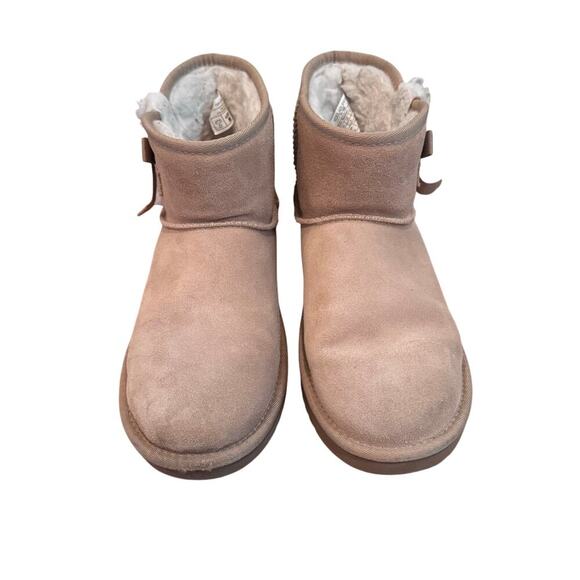 UGG Koolaburra By UGG Victoria Mini Women's  Winter Boots Fleece Sand Color Sz 8 - Picture 1 of 12